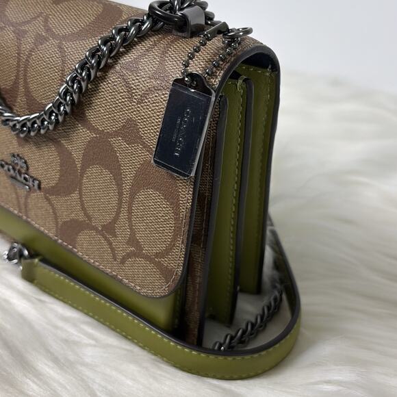 NWT Coach Mini Klare Crossbody In Signature Canvas Purse - Picture 2 of 8